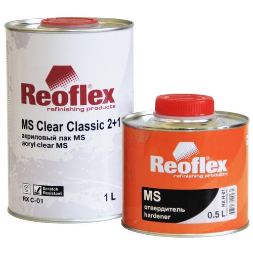 Комплект (лак, отвердитель для лака) REOFLEX MS Clear Classic 2+1 1000 мл 500 мл