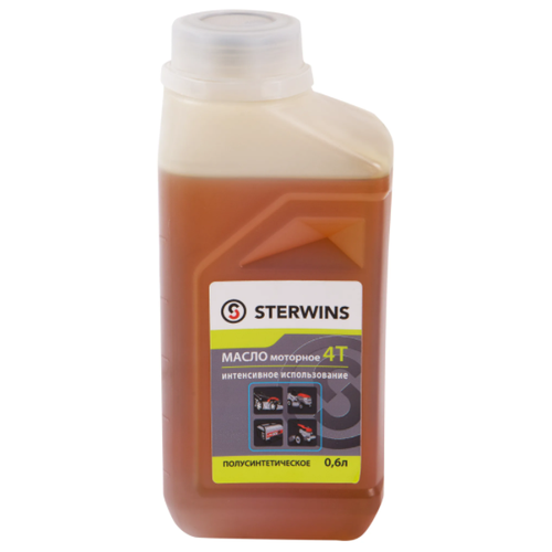 Масло моторное 4Т для напряжённых режимов Sterwins 10W40, полусинтетика, 0.6 л