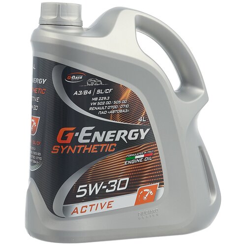Моторное масло G-Energy Synthetic Active 5W-30 4 л.