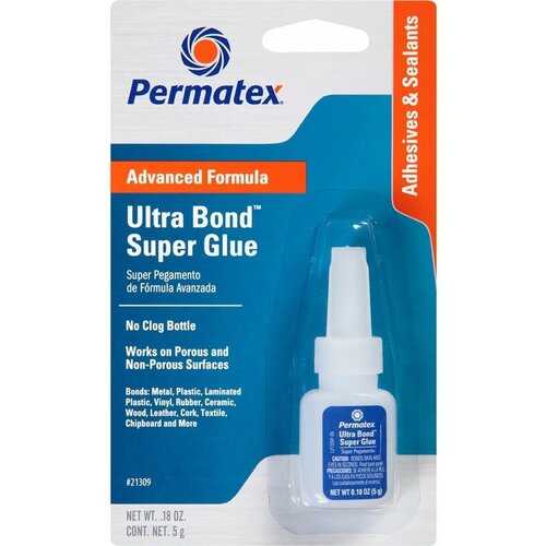 Автозапчасть/Супер клей PERMATEX PX Ultra Bond Sup Glue (5гр) (Производитель: Permatex 21309)