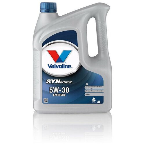 Моторное масло Valvoline SynPower C2, SynPower C2 5W-30 Синтетическое 4 л