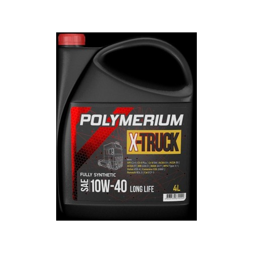 Polymerium Моторное масло POLYMERIUM X-TRUCK 10W-40 E7/E6 4L