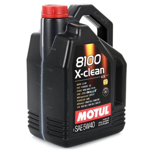 Синтетическое моторное масло Motul 8100 X-clean 5W40