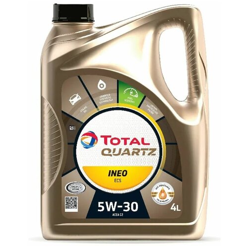 Моторное масло Total Quartz Ineo Ecs 5w-30 Синтетическое 4 Л 213685