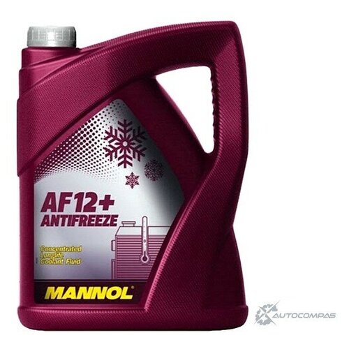 4112-5 Mannol Antifreeze Af12+ Longlife 5 Л. Концентрат Антрифриз Красный MANNOL арт. MN41125