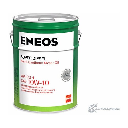Масло моторное 10W40 ENEOS 20л полусинтетика SUPER DIESEL CG 4 ENEOS OIL1327