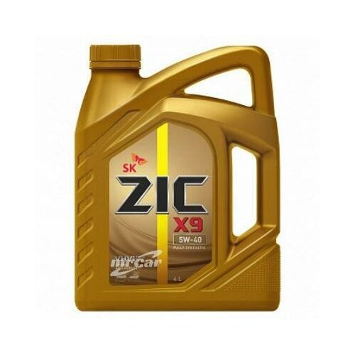 ZIC 162613 ZIC X9 5W40 4L_масло моторное\API SN, ACEA A3/B3/B4, VW 502.00/505.00/503.1, LL-01, RN 0700/0710