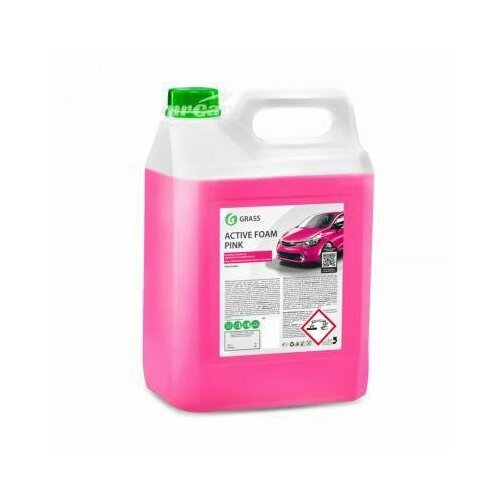 GRASS 113121 Шампунь Active Foam Pink для бесконтакной мойки розовая пена 6кг