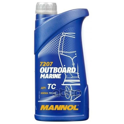 Масло Моторное Mannol Outboard Marine Полусинтетическое 1 Л 1412 MANNOL арт. 1412