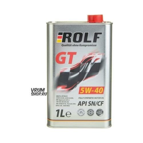 ROLF 322456 Масло моторное 5W40 ROLF 20л синтетика GT API SN/CF 1шт