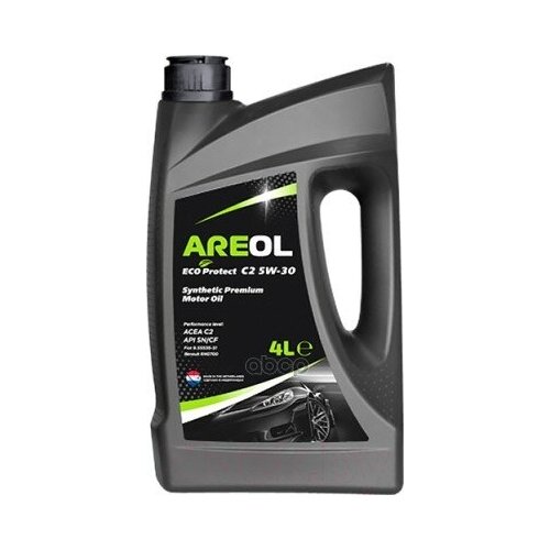 AREOL ECO Protect C2 5W30 (4L)_масло моторное! синт.\ ACEA C2, API SN/CF, Fiat 9.55535-S1 AREOL 5W30AR070 | цена за 1 шт | минимальный заказ 1