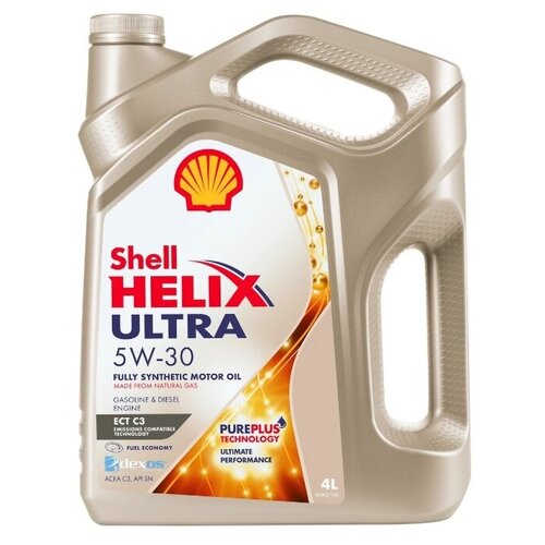 Масло моторное Shell Helix Ultra ECT C3 5W-30, 4 л 550042847