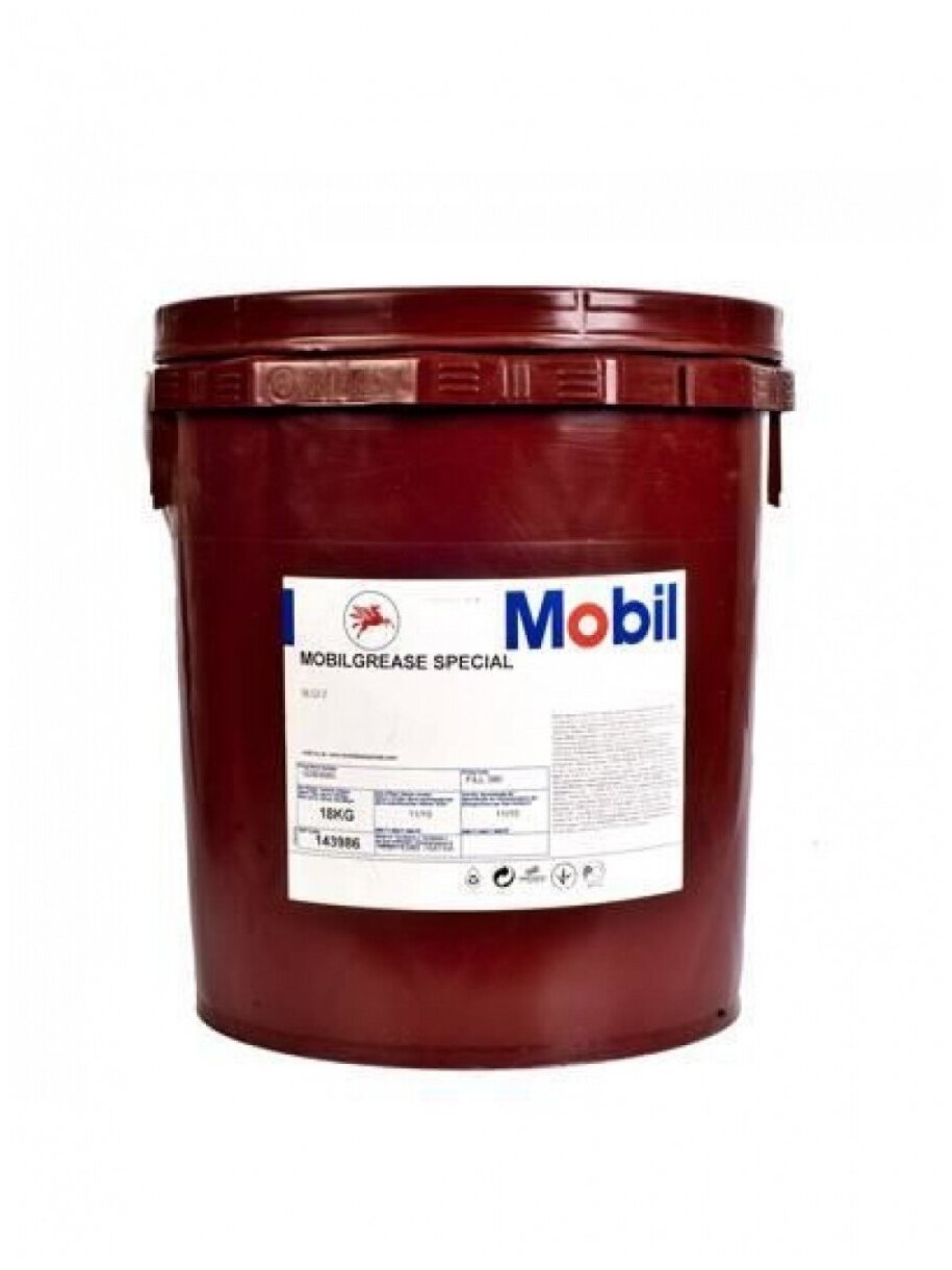 MOBIL 143986 Смазка MOBIL Grease Special с дисульфатом молибдена 18 кг