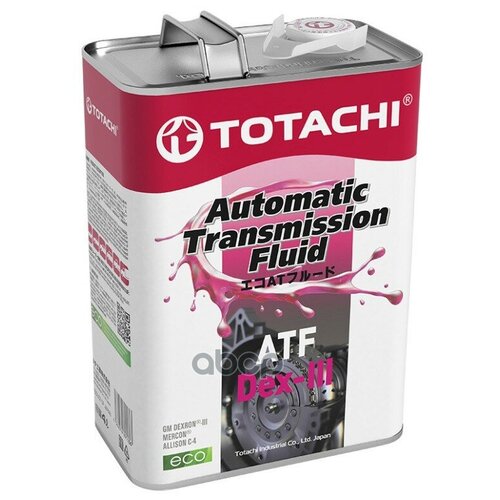 Масло Трансмиссионное Totachi 4л Atf Dex-Iii Ford Mercon/Gm Dexron TOTACHI арт. 20704