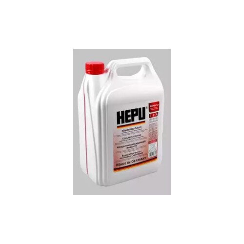 HEPU P999G12005 P999-G12-005_антифриз! красный 5L концентрат 1:1 -40°C соответст категории G12\