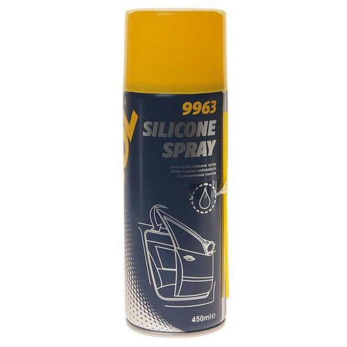Смазка силиконовая "MANNOL" 9963 Silicone Spray Antistatisch (450 мл) MANNOL 2279 | цена за 1 шт | минимальный заказ 1