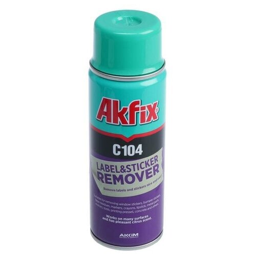 Akfix Очиститель наклеек A104, 200 мл. YAC104