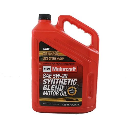 Масло Моторное "Ford" Motorcraft Synthetic Blend Motor Oil 5w20 (4,73 Л) FORD арт. XO5W205Q3SP