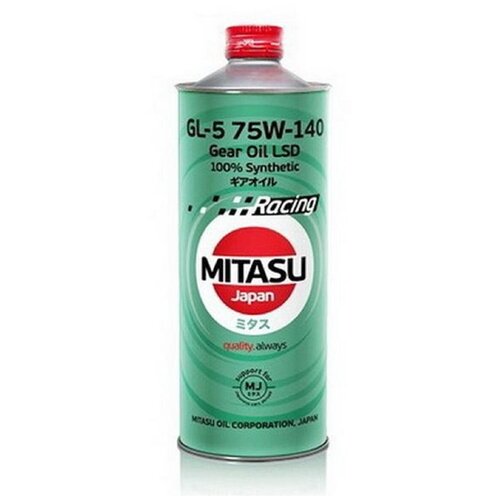 Масло трансмиссионное MITASU SPORT GEAR OIL GL-5 LSD 75W140 1л.