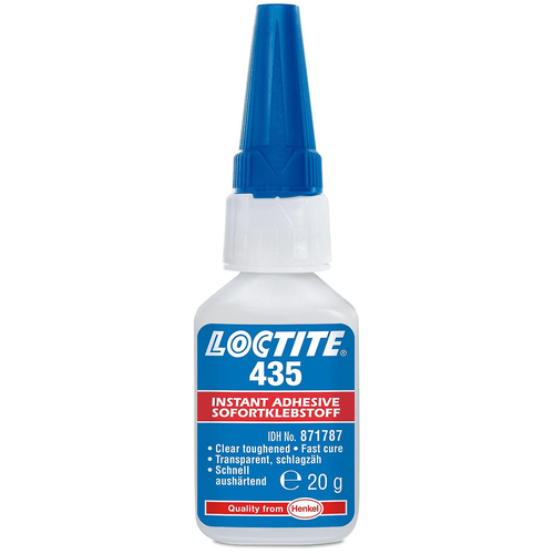 LOCTITE 435 20G (1924301) Повышенной прочности для пористых поверхностей, химо- водостойкость, прозрачный (Loctite)