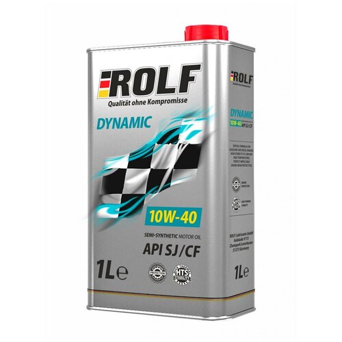 Масло моторное полусинтетическое Rolf Dynamic 10W-40, 1 л