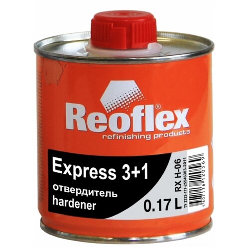 REOFLEX RX H-06/170 Отвердитель Reoflex RX H-06 для лака Express 3+1 0,17 л 1шт