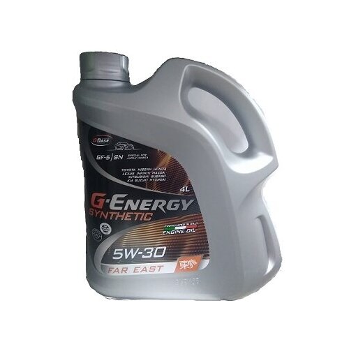 Масло моторное Синтетич. G-Energy Synthetic Far East 5W-30 SN, 4л.