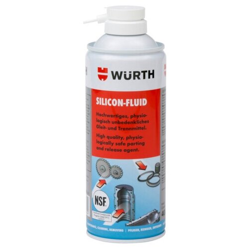 Спрей-смазка силиконовая Fluid Wurth с пищевым допуском 400 мл 0893221