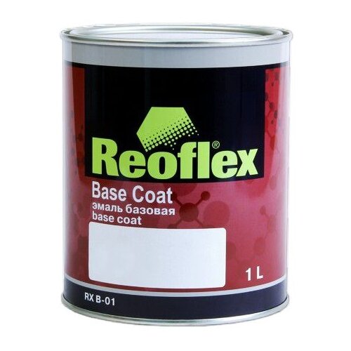 REOFLEX автоэмаль Base Coat RX B-01 6 шт., 742 dark turquoise, металлик, 1000 мл
