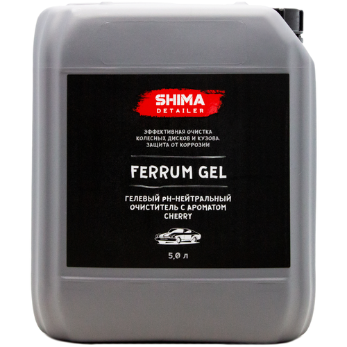Гелевый pH-нейтральный очиститель SHIMA DETAILER FERRUM GEL cherry 5 л 4634444150944