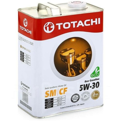 Моторное масло TOTACHI Eco Gasoline 5W-30 SN/CF 4л полусинт. 10804