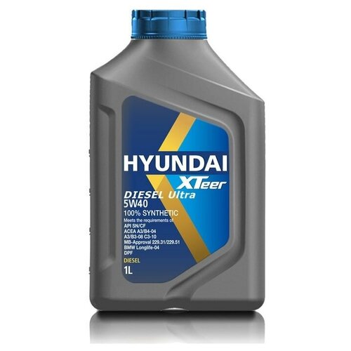 Моторное масло Hyundai Xteer Diesel Ultra 5w40 1л 1011223