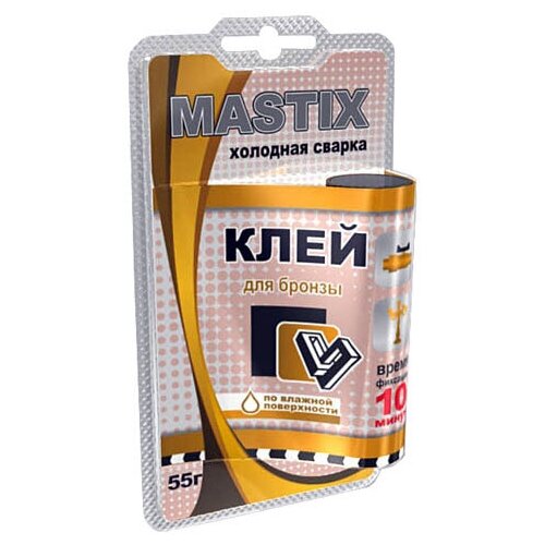 MASTIX - Клей для бронзы в блистере 55 г холодная сварка MC-0113