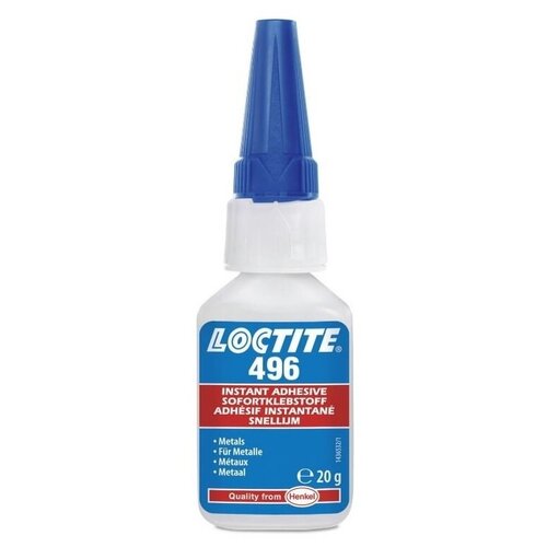 Loctite 496 20гр (для металлов, резины и пластмасс)