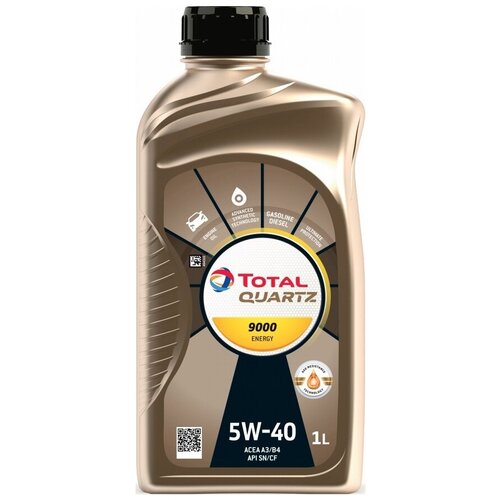 Моторное масло Total QUARTZ 9000 ENERGY 5W-40 Синтетическое 1 л