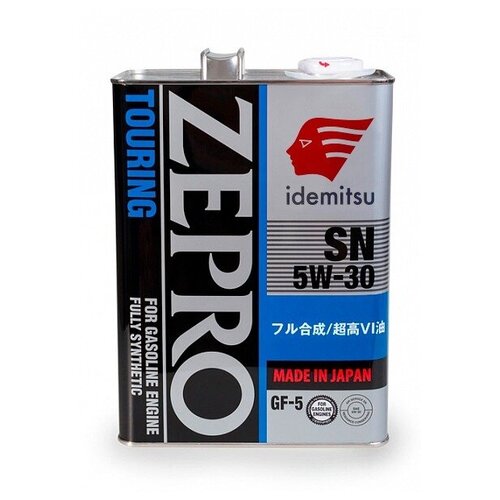Синтетическое моторное масло IDEMITSU Zepro Touring 5W-30, 4 л