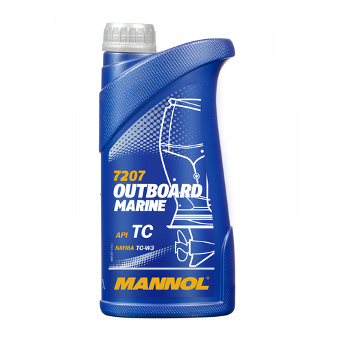 Синтетическое моторное масло Mannol Outboard Marine 7207, 1 л