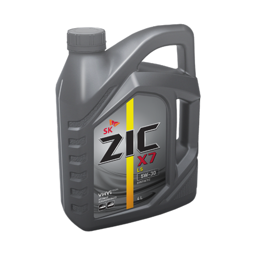 Масло моторное ZIC X7 LS 5W-30 4 литра