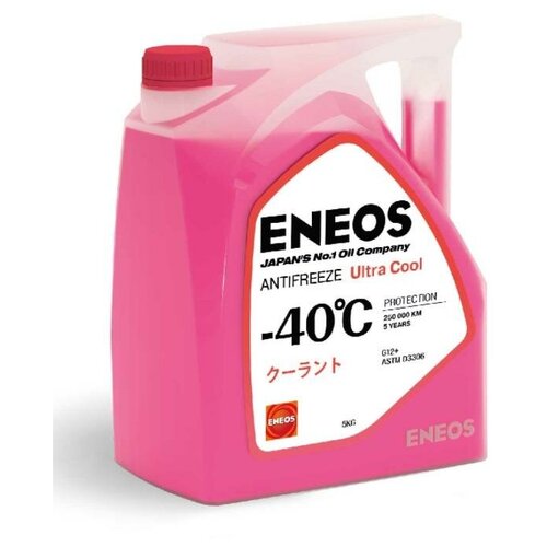 Eneos Антифриз ENEOS Antifreeze Ultra Cool -40°C 5кг (pink)