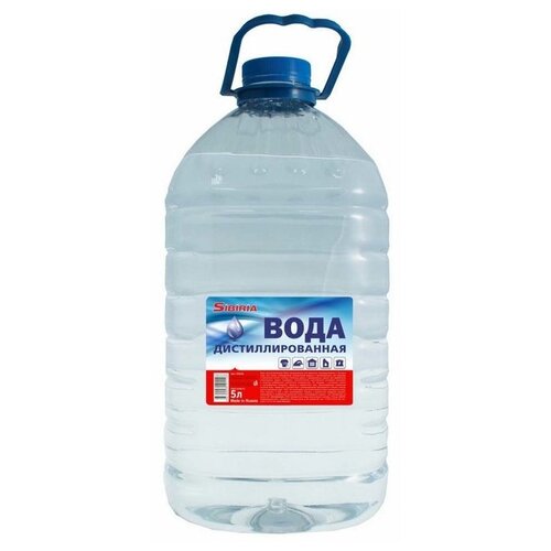 Дистиллированная вода SIBIRIA 978519 5 л пластиковая бутылка