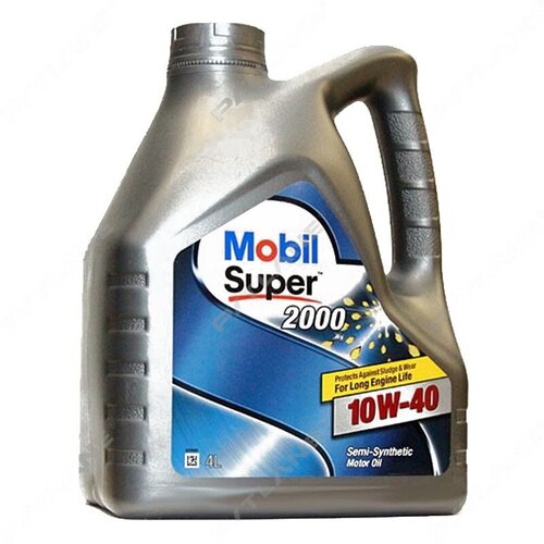 Масло MOBIL Super 2000 10W40 4л п/синт. моторное масло (152568)