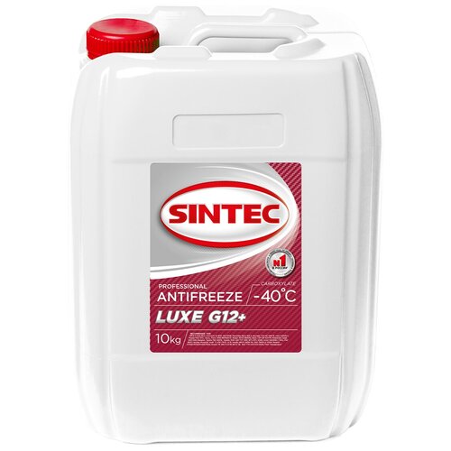 SINTEC 756665 Антифриз Sintec Lux красный G12+10 кг акция