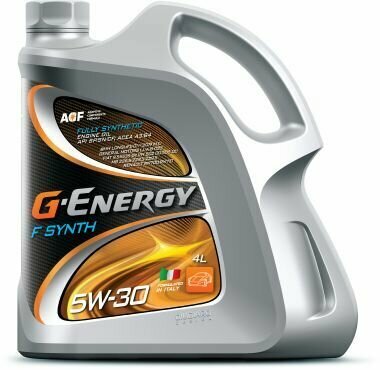 Масло моторное G-Energy Synth Active 5w30, SL/CF, 5 литра 253142406