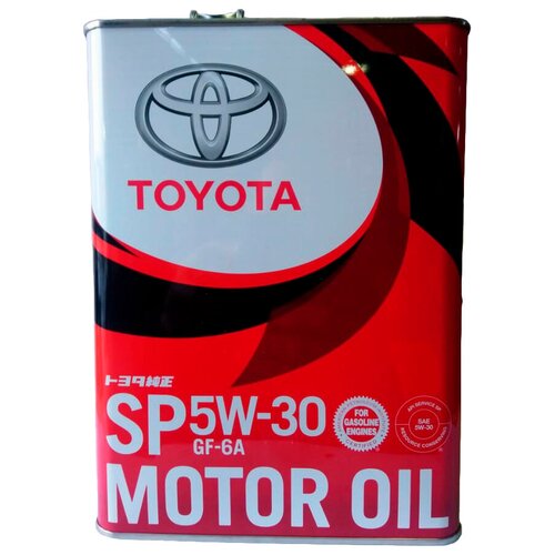Моторное масло TOYOTA engine oil 5W-30 SР 4 л. арт. 08880-13705 Япония
