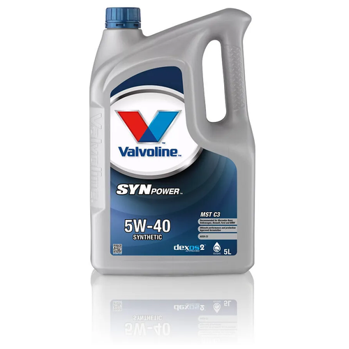 Синтетическое моторное масло VALVOLINE SynPower MST C3 5W-40, 5 л.