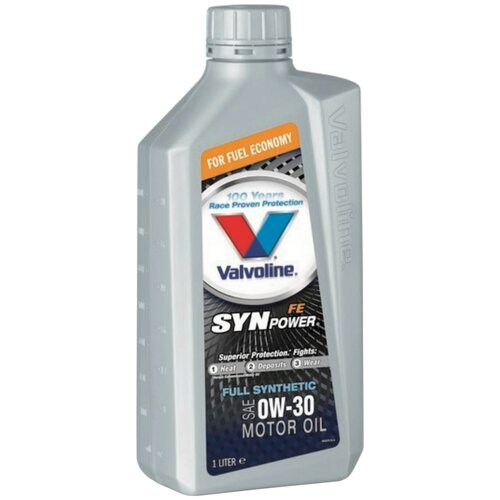 Синтетическое моторное масло VALVOLINE SynPower FE 0W-30, 5 л