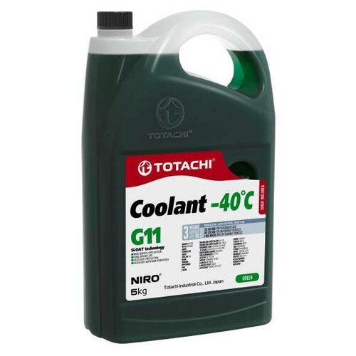 Антифриз TOTACHI NIRO COOLANT G11 5л -40C зеленый 43205