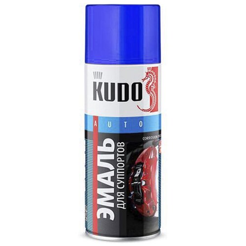 KU5212 KUDO KUDO Эмаль для суппортов /синяя/ 520мл (6шт) KU-5212