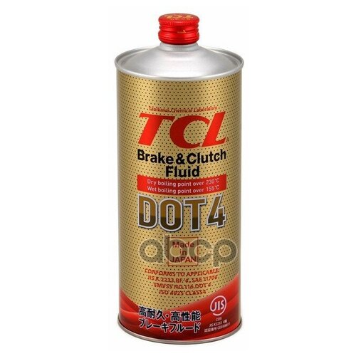 Тормозная Жидкость Tcl Dot4, 1л TCL арт. 00833