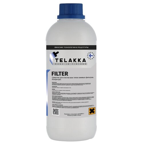 Средство для очистки всех типов сажевых фильтров Telakka FILTER 1л